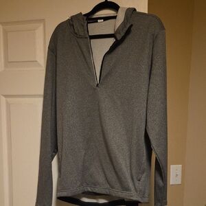 Old Navy Active Gray Hooded Top